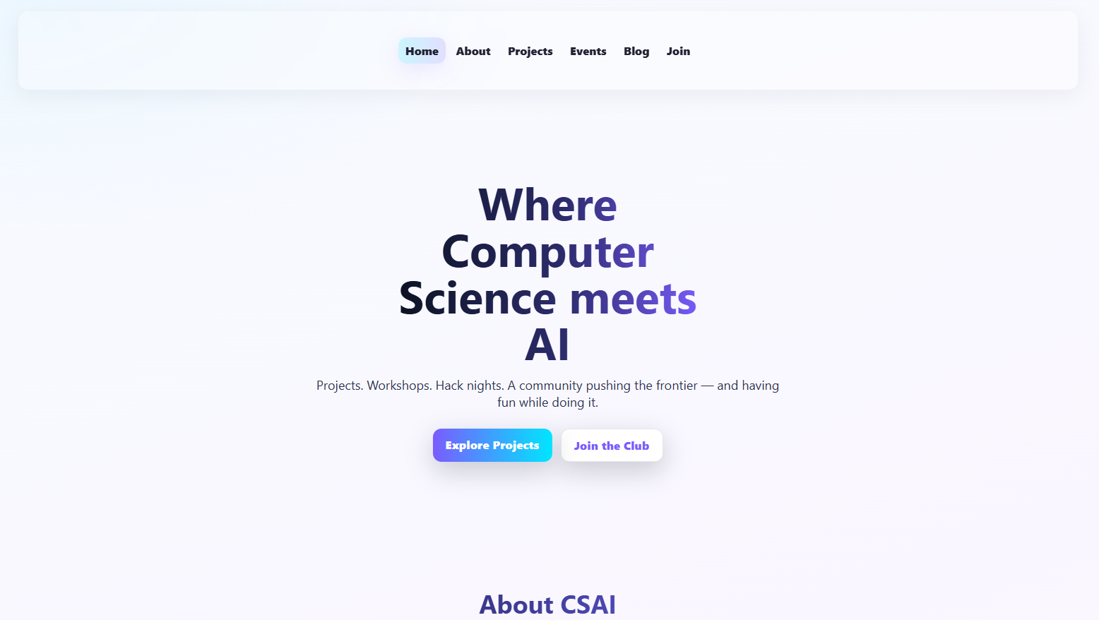 Futuristic Portfolio project